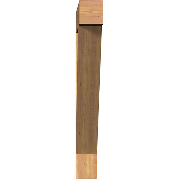Traditional Block Smooth Bracket, Western Red Cedar U807512