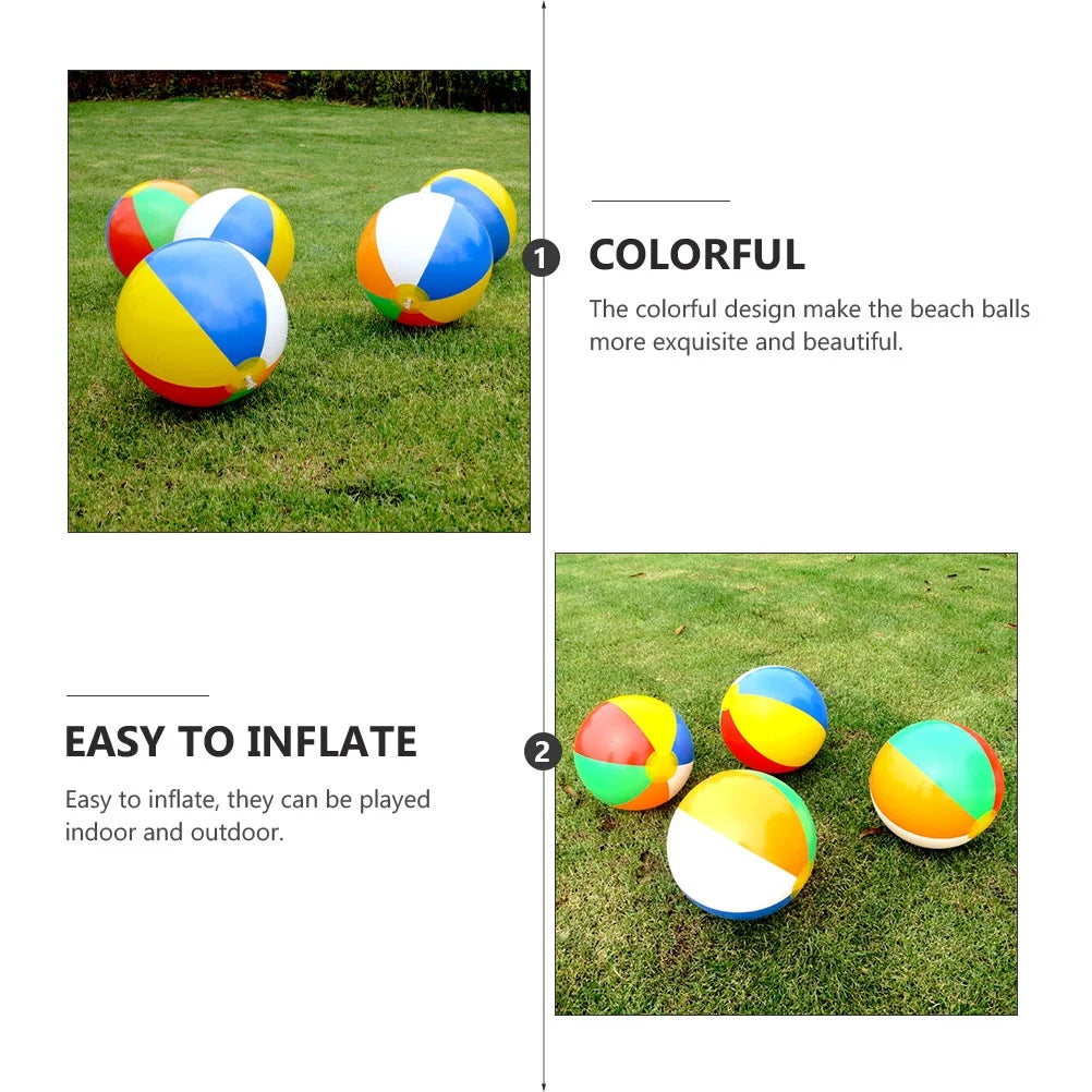 3Pcs Inflatable Beach Ball Pool Water Toy P974014