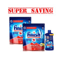 2X Finish Dishwasher Detergent Soap, 74 Tab & 2 Pk Finish Dishwasher Cleaner 2 X 250 Ml M7495