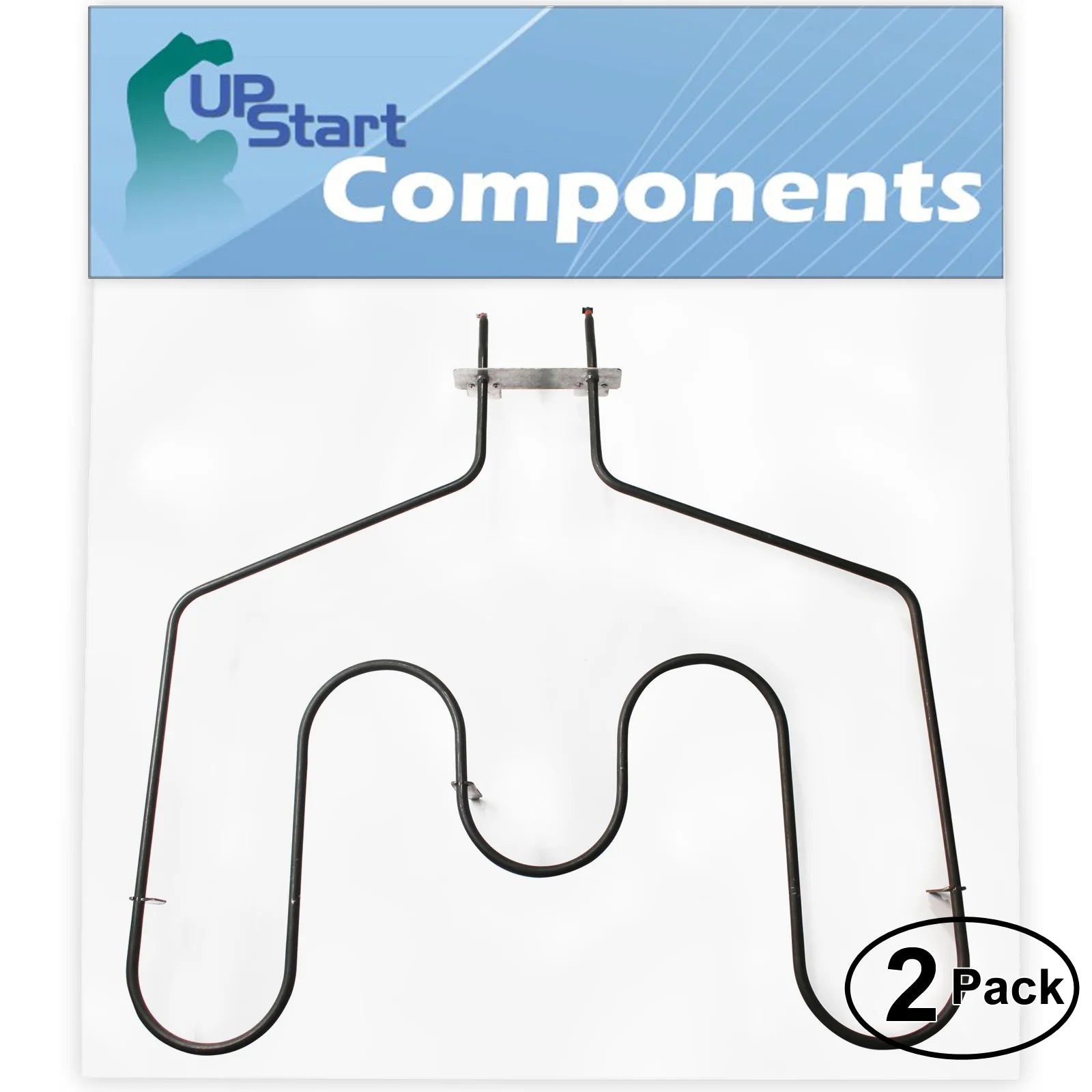 2-Pack Replacement Bake Element for General Electric Oven J1409
