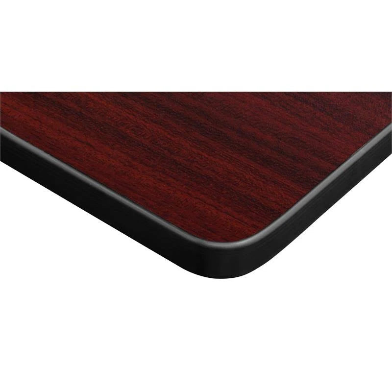 Mahogany Chrome Training Table L857745