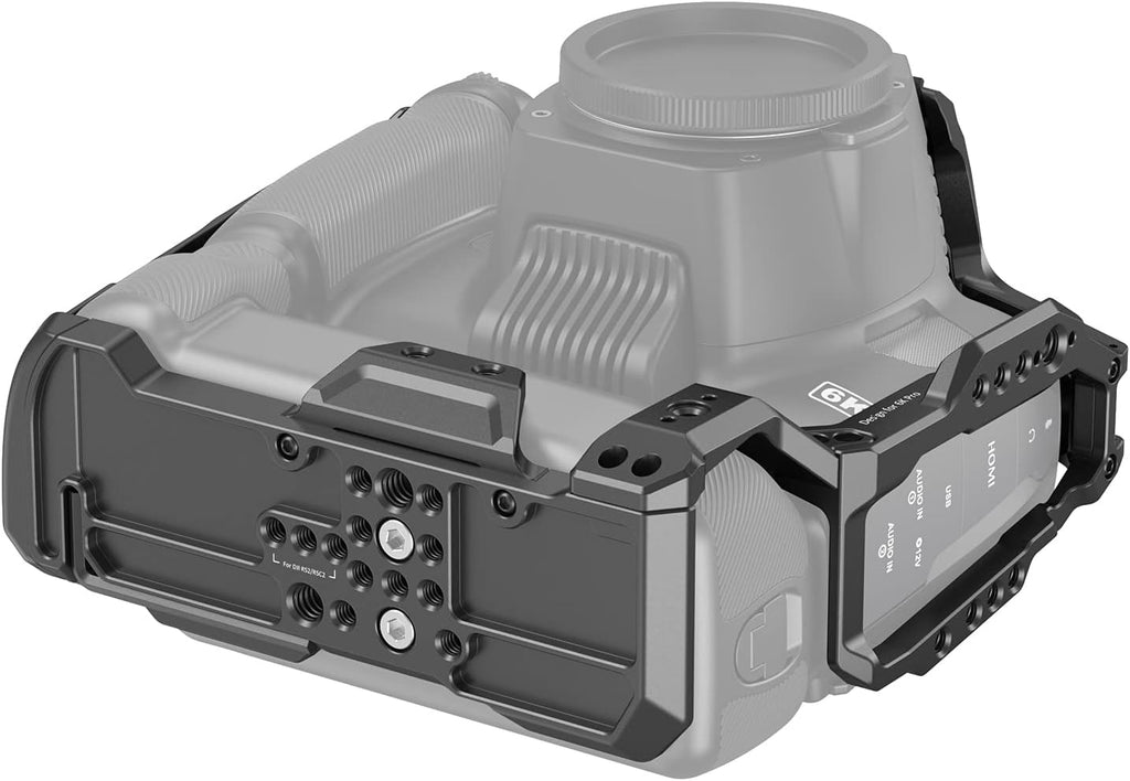 Battery Grip Cage Only for BMPCC 6K Pro with NATO Rail and Cold Shoe Mount X96157