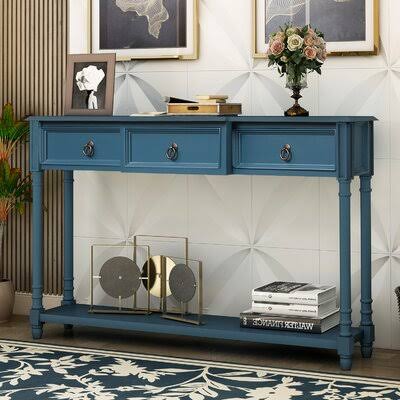 Antique Navy Console Table M72480