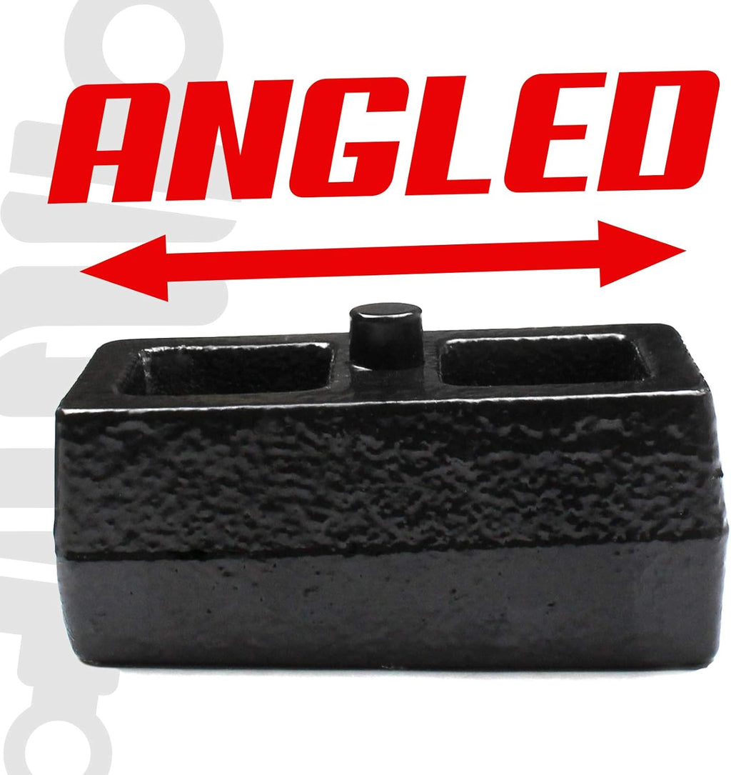 2 Rear Lift Kit For 2002-2008 Dodge Ram 1500 4X4 with Cast Steel Blocks and U-bolts K84590