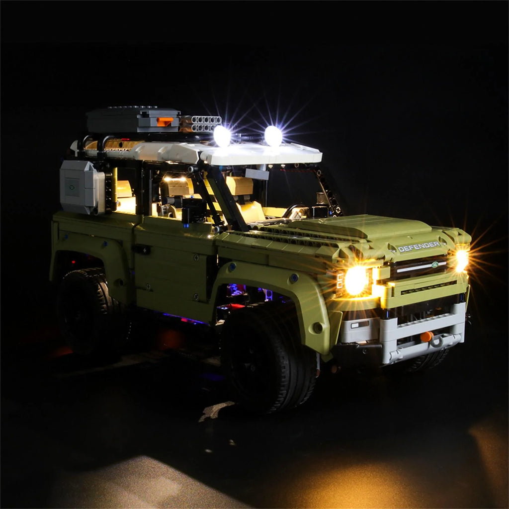 LED Lighting Kit for Land Rover Defender Building Blocks Model B18868