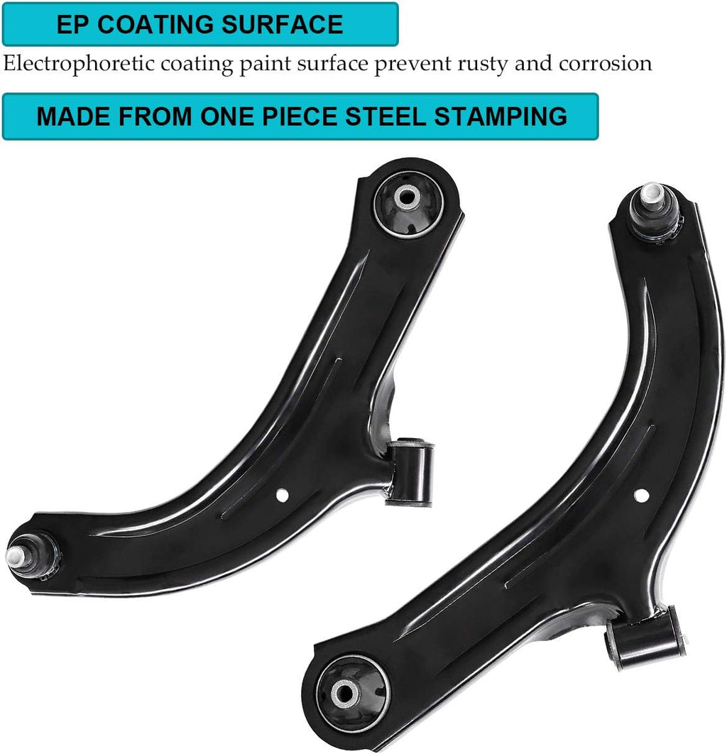 Front Lower Control Arm and Ball Joint Assembly Pack of 2 A24087