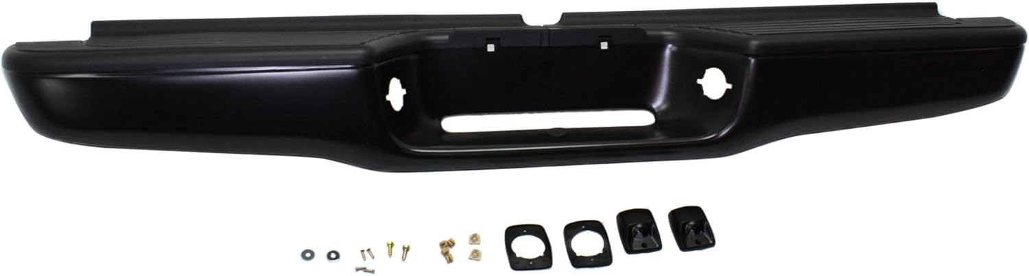Painted Black Steel Step Bumper E704128