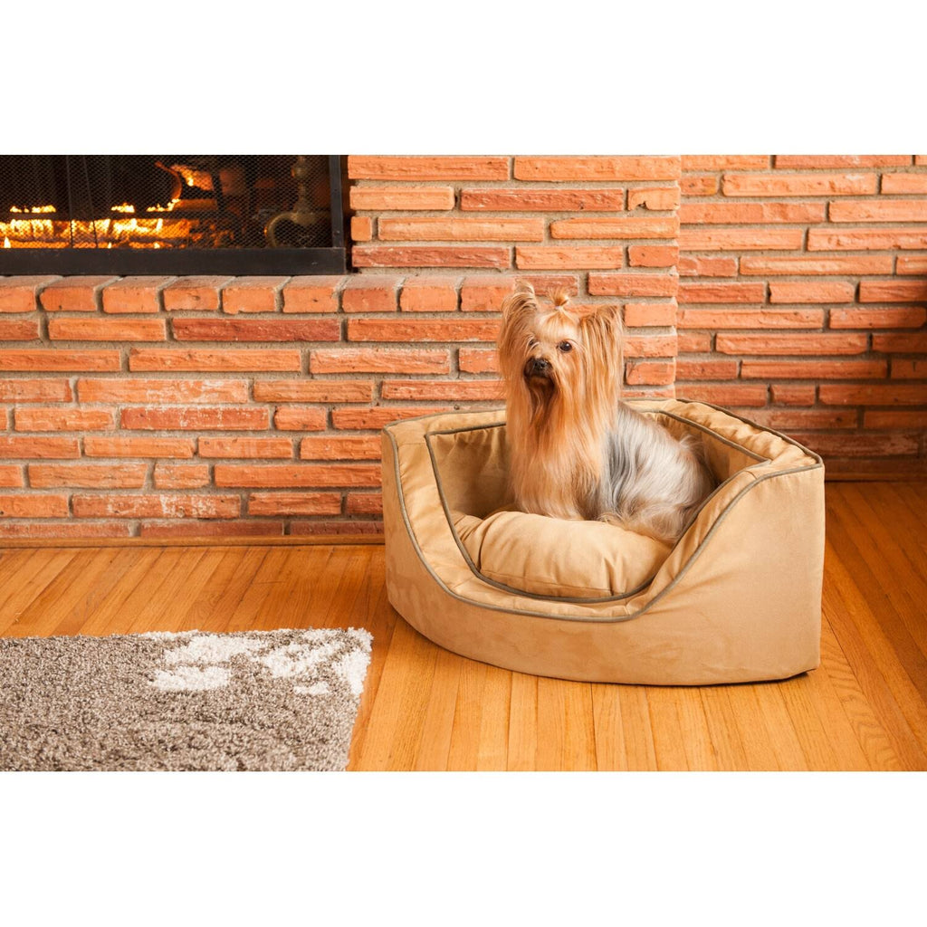 Small Red Corner Pet Bed F792