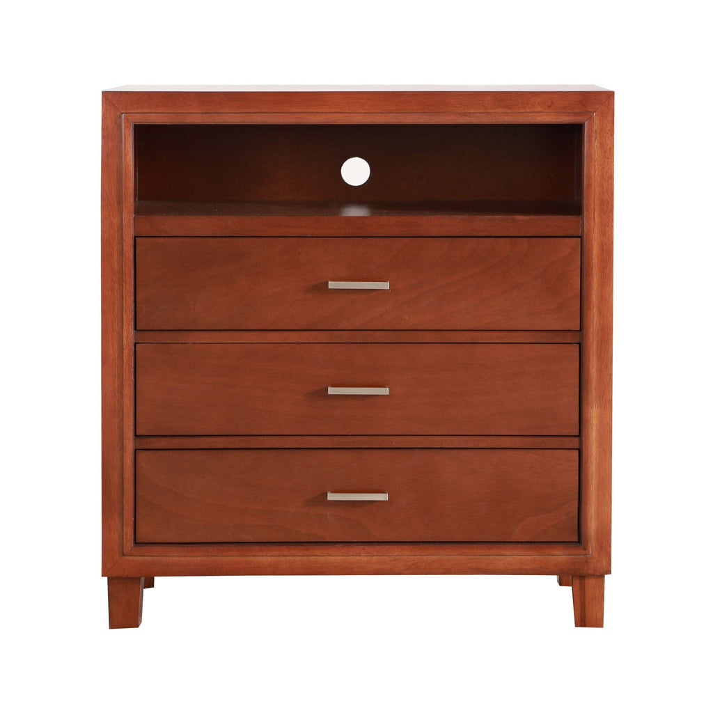 Cappuccino Media Chest W1302