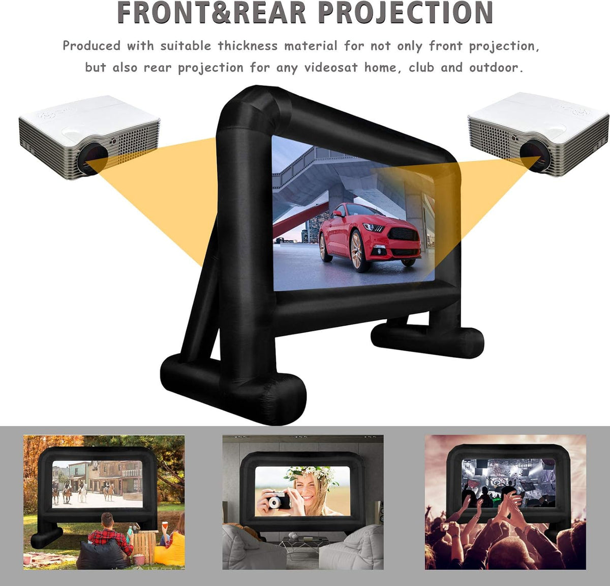Inflatable Movie Screen 14 Feet with Carry Bag V395