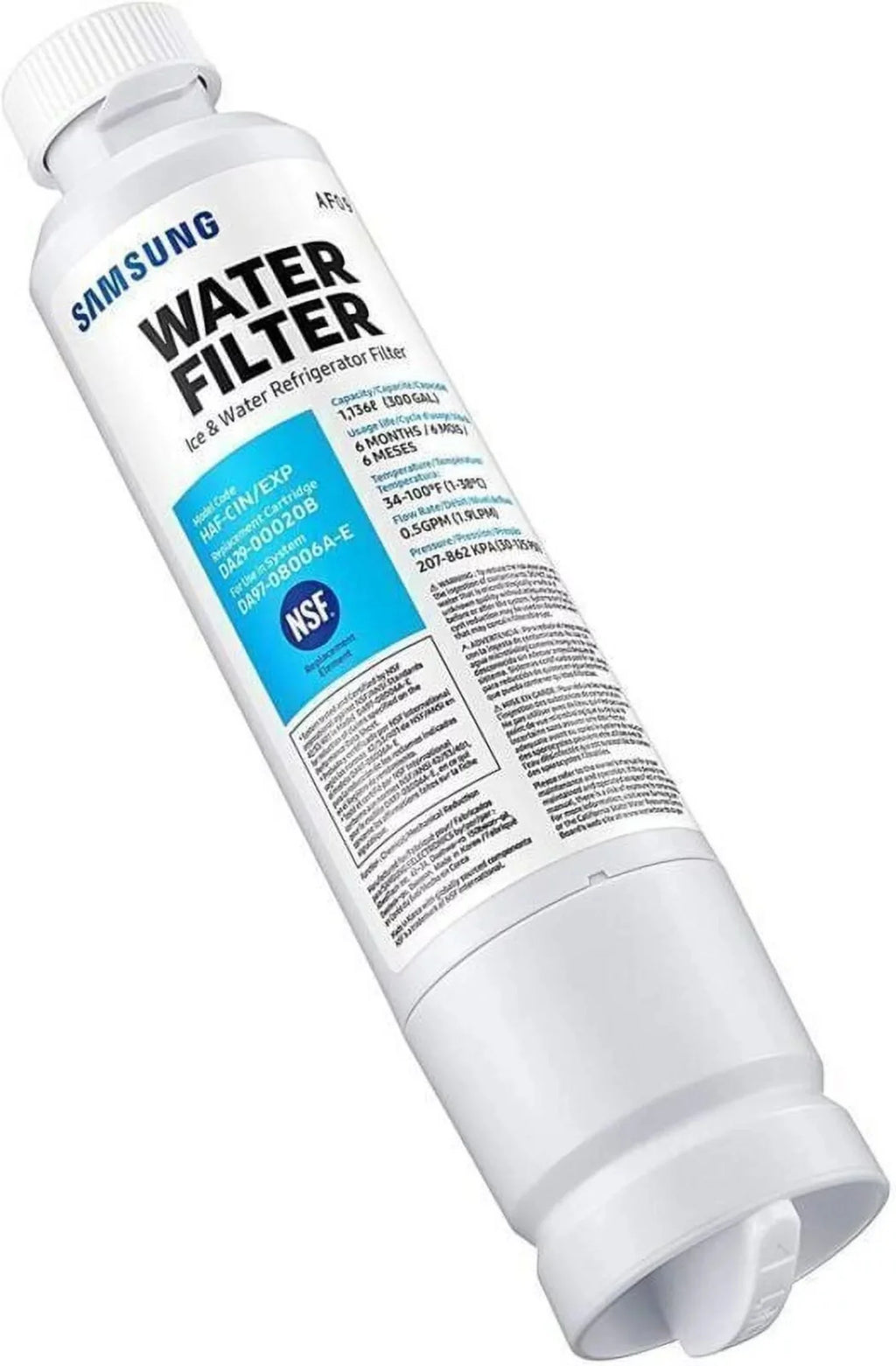 6 Pack Refrigerator Water Filter Q640