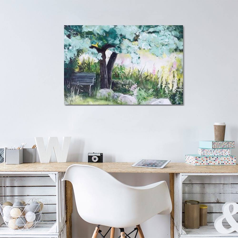 Spring Field Print Canvas Art D544