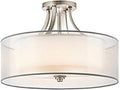 Antique Pewter 4 Light Semi Flush G692