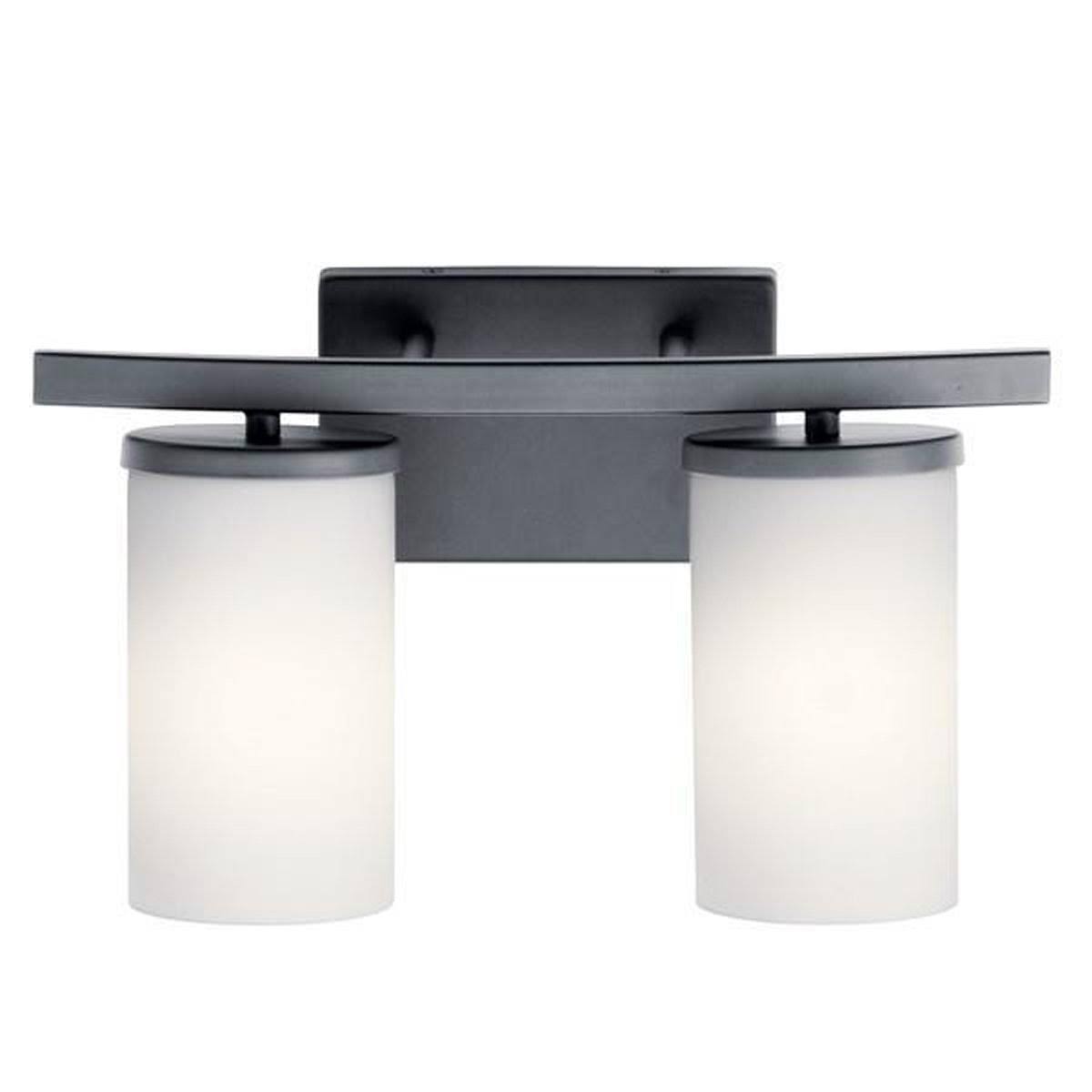 Brushed Nickel 2 Light Bath Light K77463