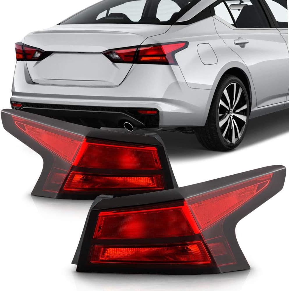 All Red Lens Tail Lights Assembly O729910