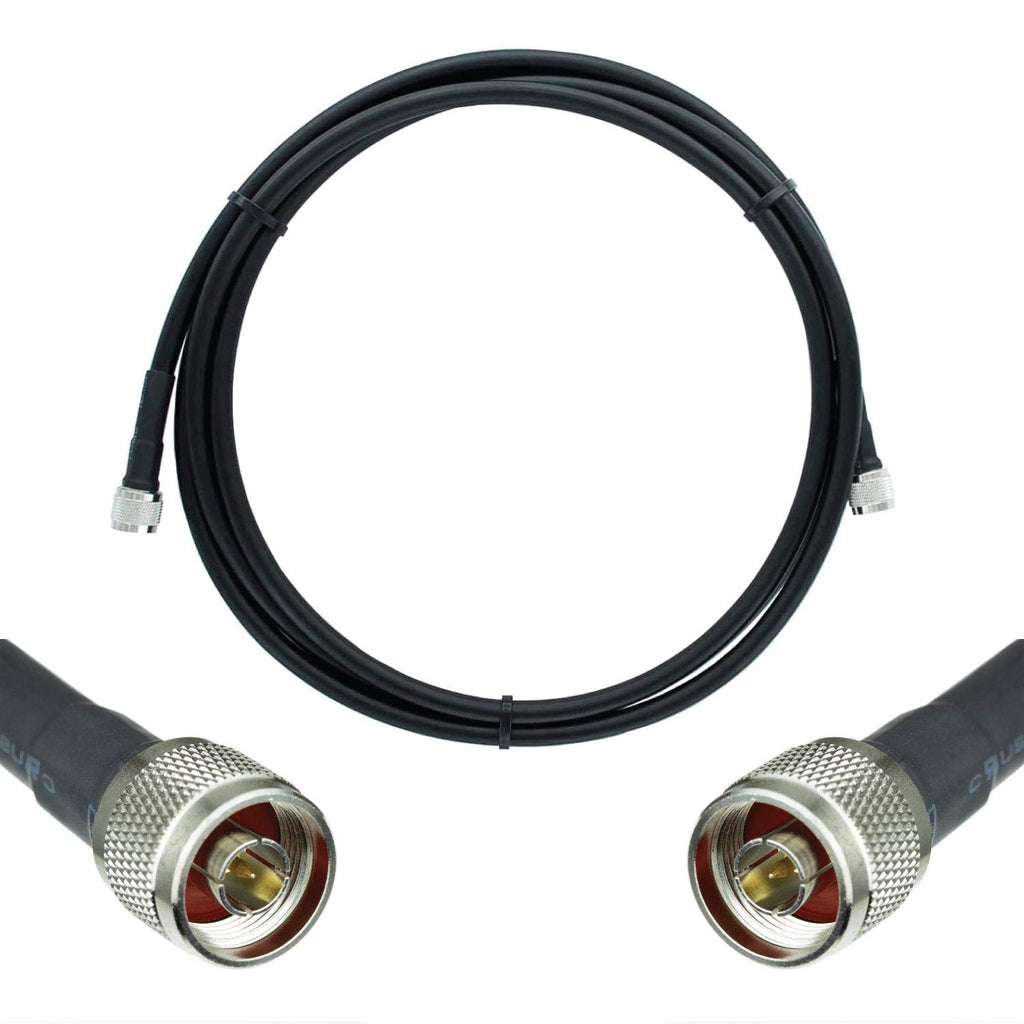 LMR®400 Equivalent Coaxial Cable 30ft SMA Male to SMA Female A814