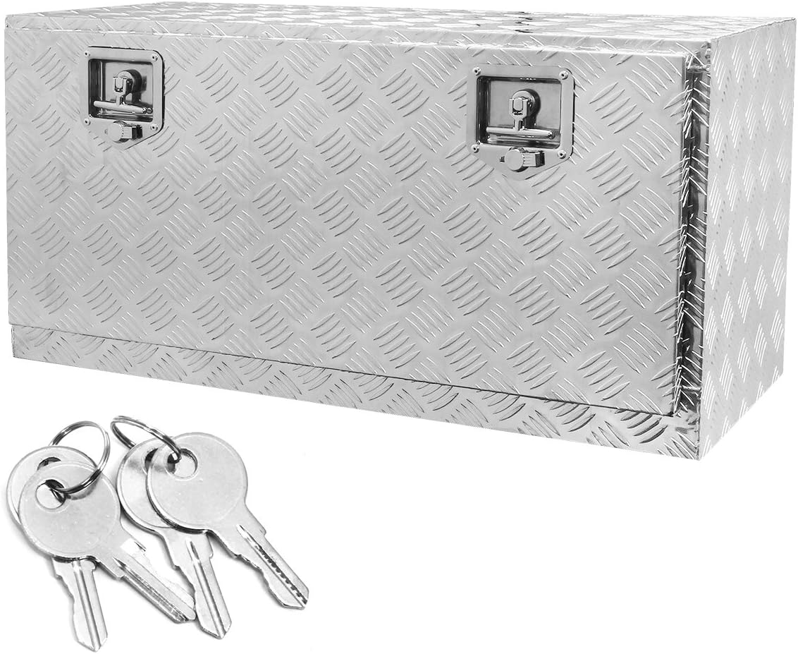 48-Inch Aluminum Pickup Tool Box with Keys A5663