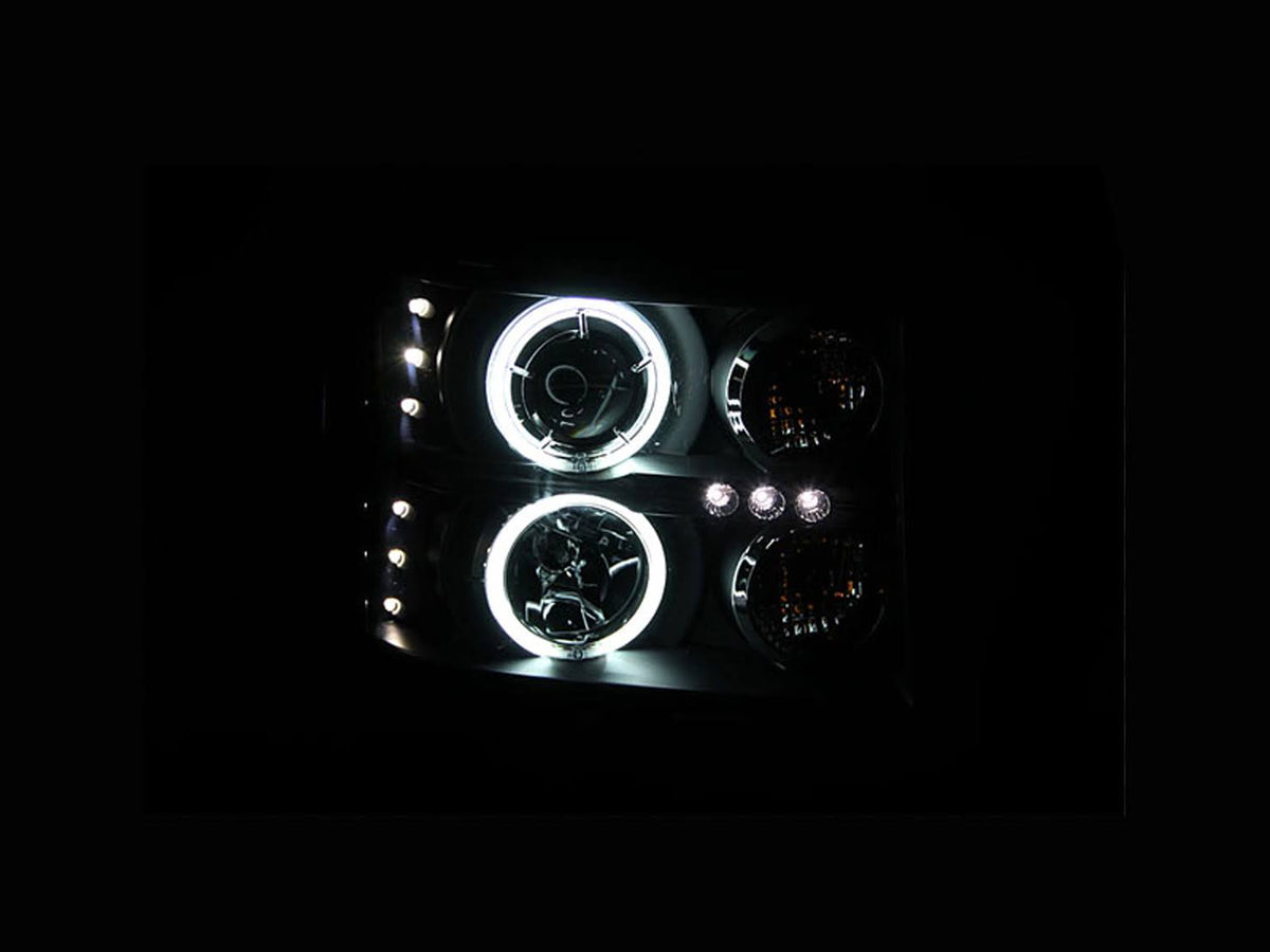 Black Halo Projector Headlights L3892