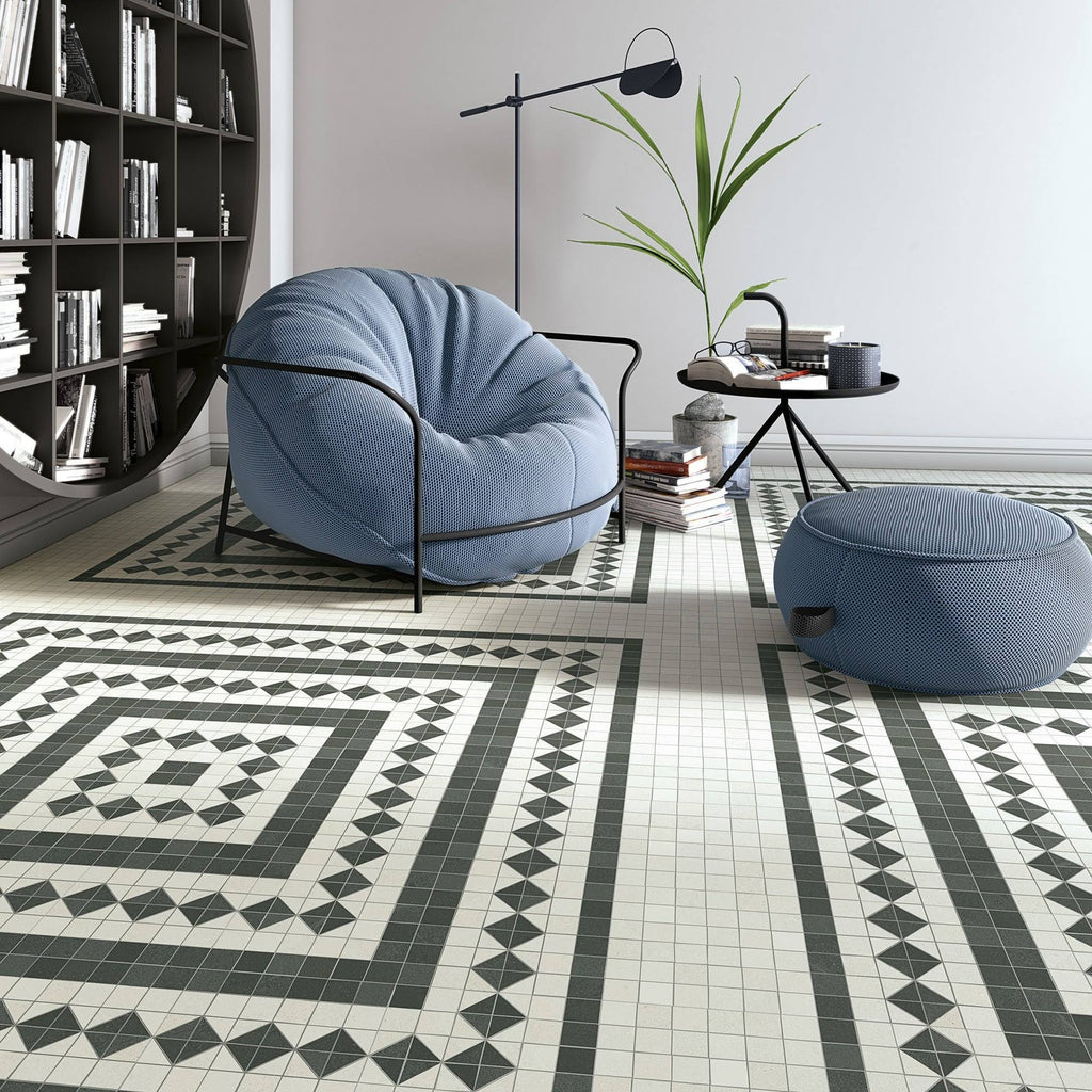 White 8x22 Square Floor and Wall Tile E458613