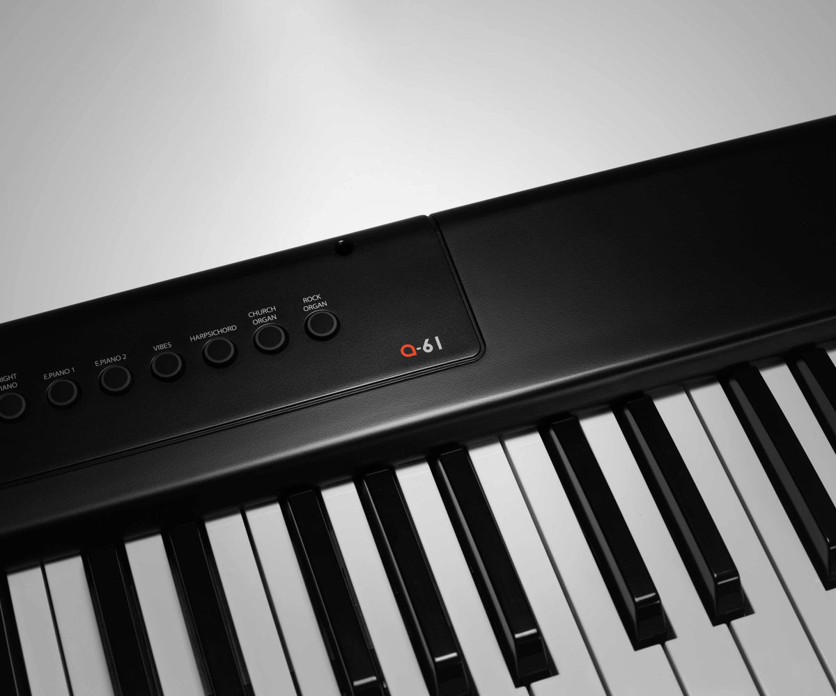 61-Key Digital Piano with Headphones & Sustain Pedal F7549