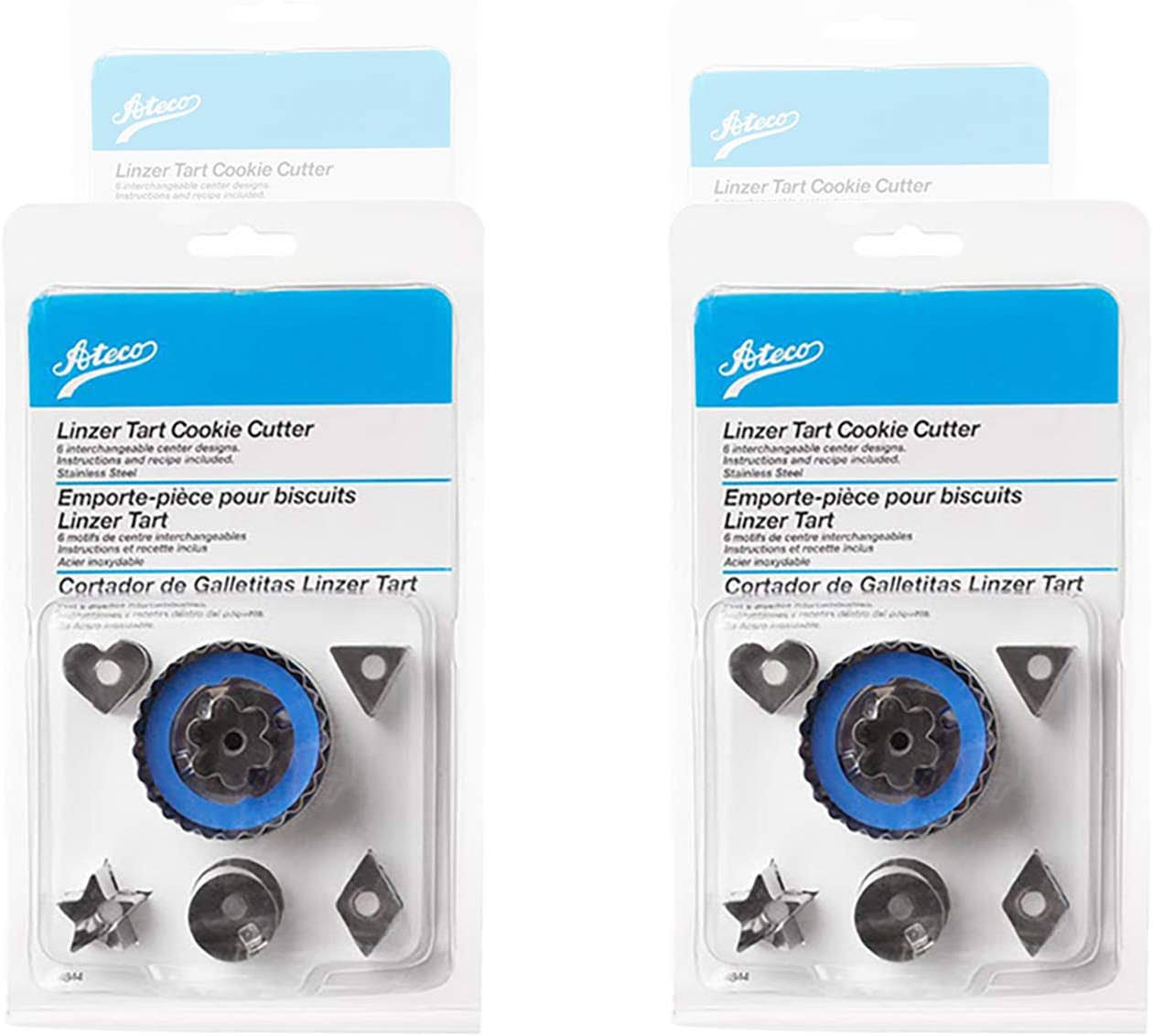 Stainless Steel Linzer Tart Cutter Set (6) E870