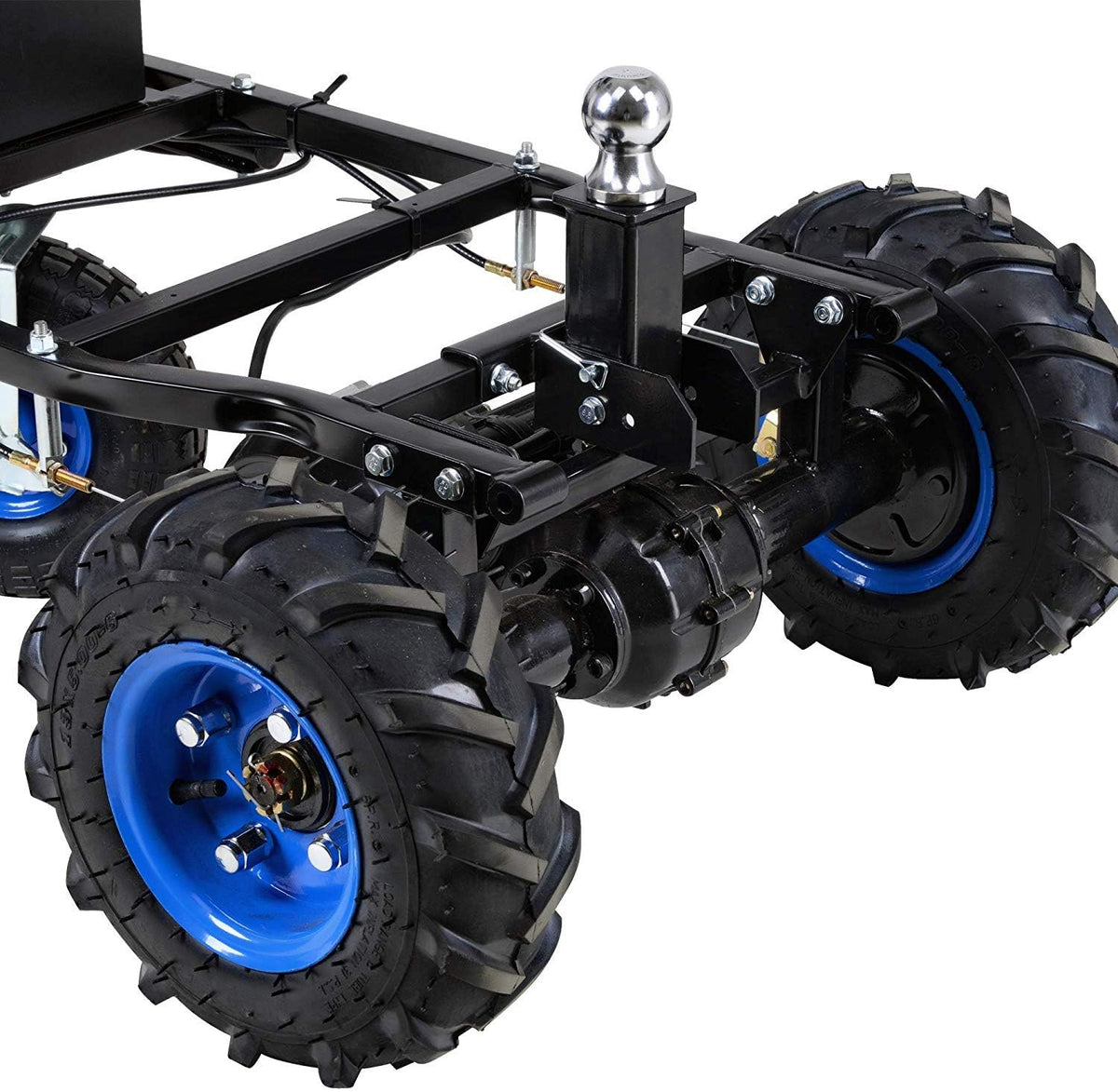 2" Inch Trailer Ball Mount Tow Hitch Heavy Duty Steel Chrome Drop-in Safety D-Pin Max Weight Capacity 5,000LBS M4805