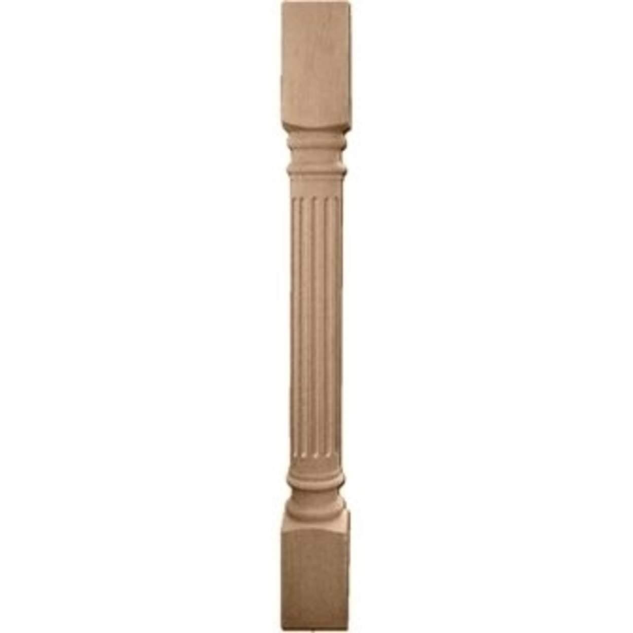 Rubberwood Fluted Cabinet Column U97780