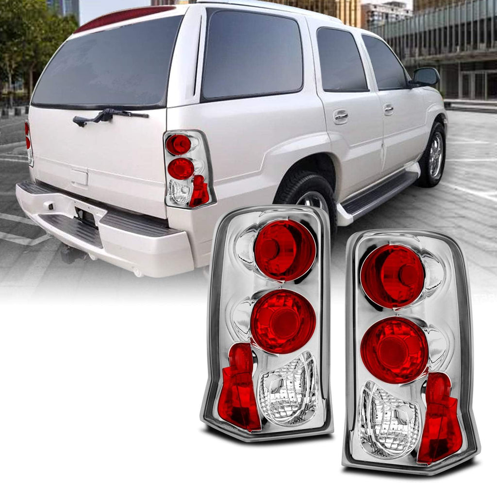 Chrome Replacement Brake Tail Lights T4597