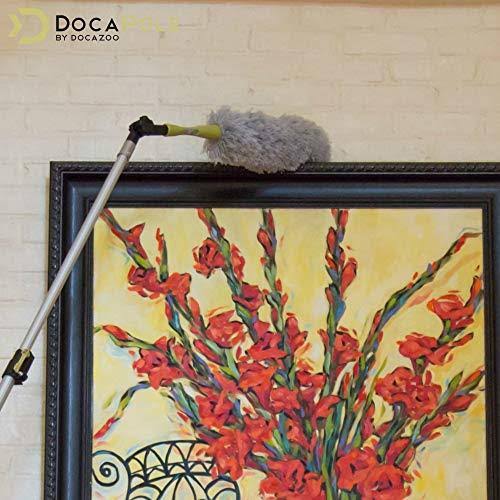 24 Foot Extension Pole Cleaning Kit with 3 Dusting Attachments and 1 Window Squeegee F729
