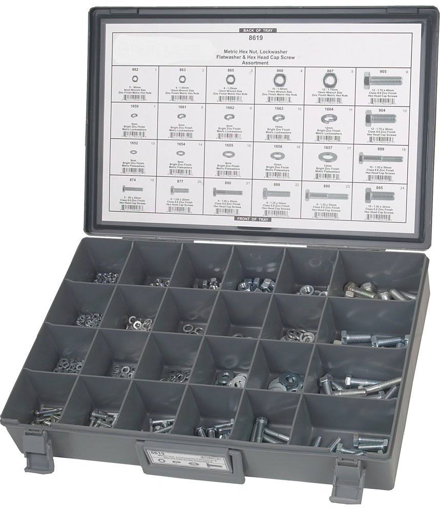 Universal Grade 8.8 Nut and Bolt Assortment I78972