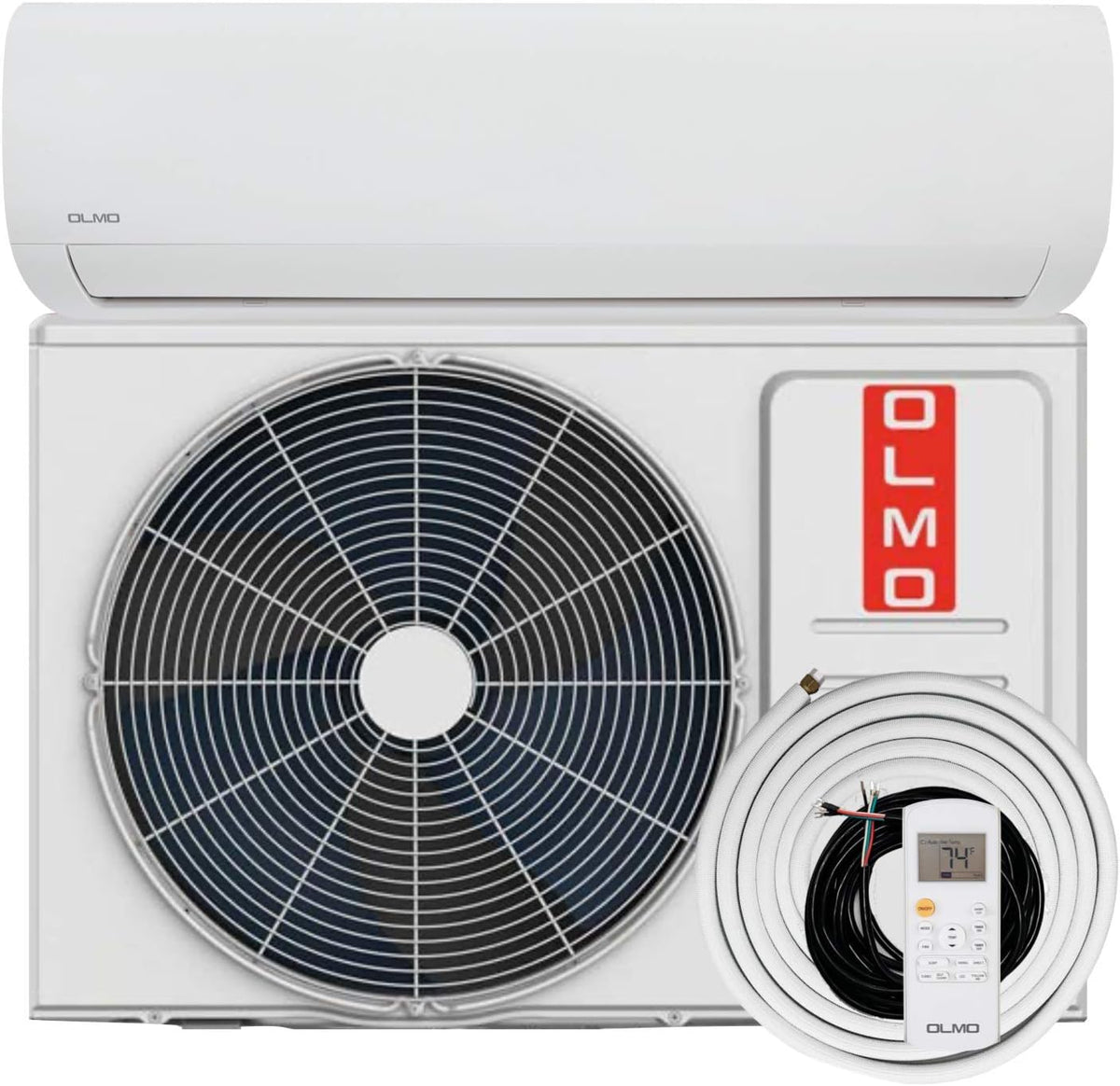 Ductless Mini Split Air Conditioner Heat Pump with 16ft Installation Kit P555545