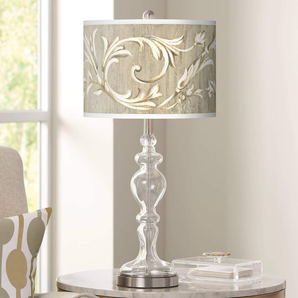 Clear Glass Table Lamp Z2116