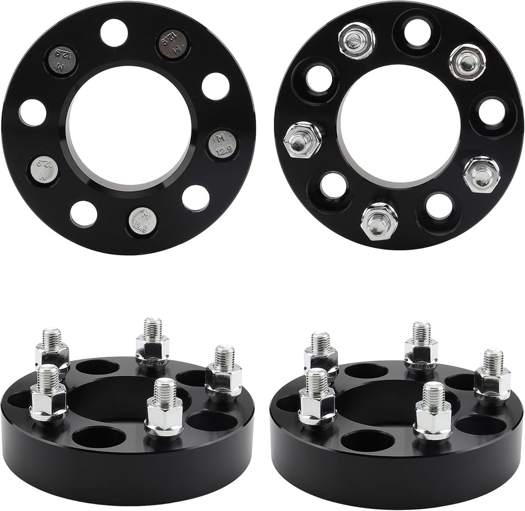5x4.5 to 5x112 Wheel adapters, 1.25 inch, 74mm Hub Bore, 12x1.5 Thread Pitch I225693
