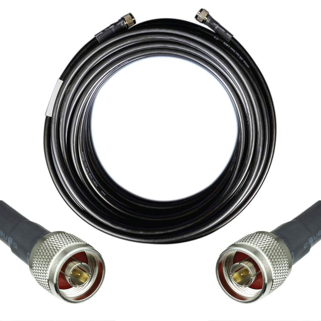 LMR®400 Equivalent Coaxial Cable 30ft SMA Male to SMA Female A814