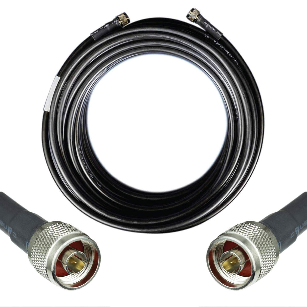 LMR®400 Equivalent Coaxial Cable 30ft SMA Male to SMA Female A814