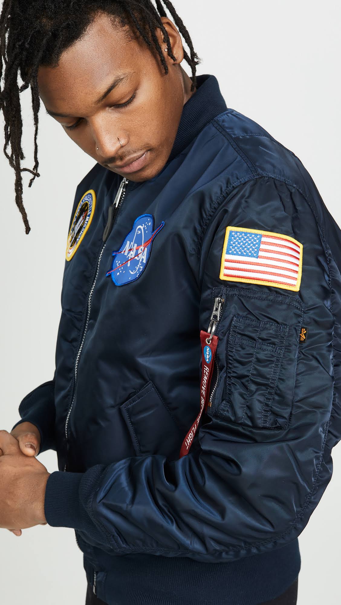 Blue Flight Jacket T8705