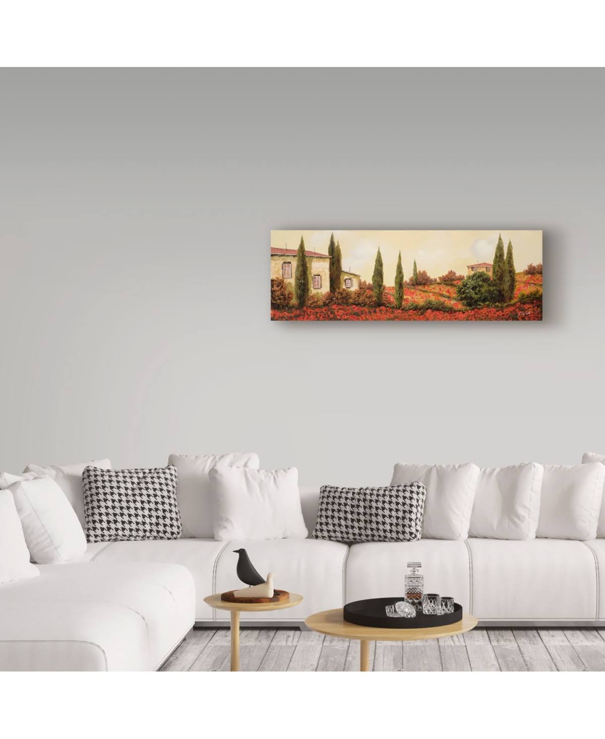 Guido Borelli & Tre Case Tra I Papa Art Print G189