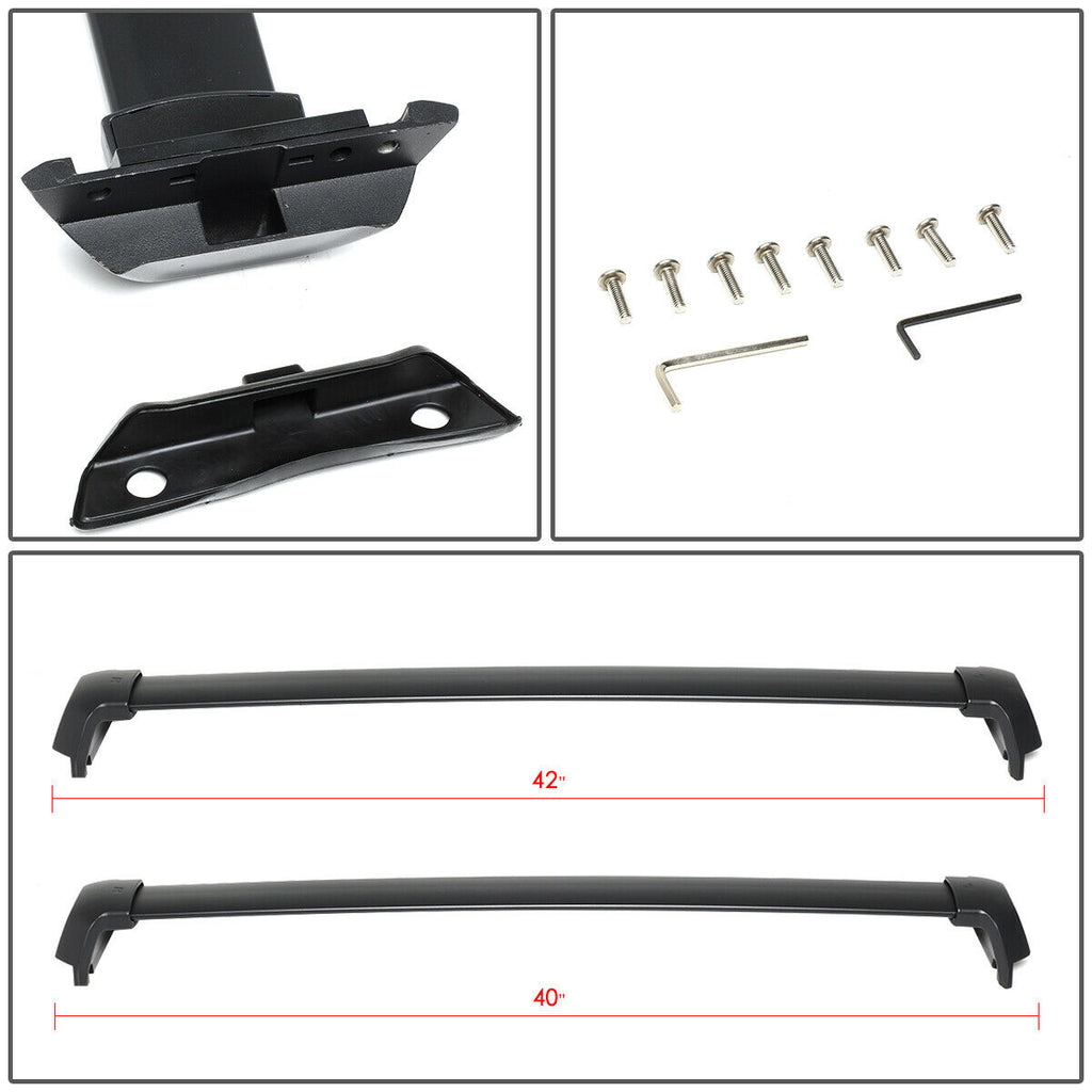 Aluminum Roof Rail Rack Cross Bar Luggage Carrier G4197