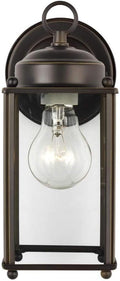 Satin Etched Glass LED Outdoor Wall Sconce Lighting Fixture, 1-Light 9.3 Watt, White U698