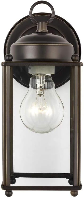 Satin Etched Glass LED Outdoor Wall Sconce Lighting Fixture, 1-Light 9.3 Watt, White U698
