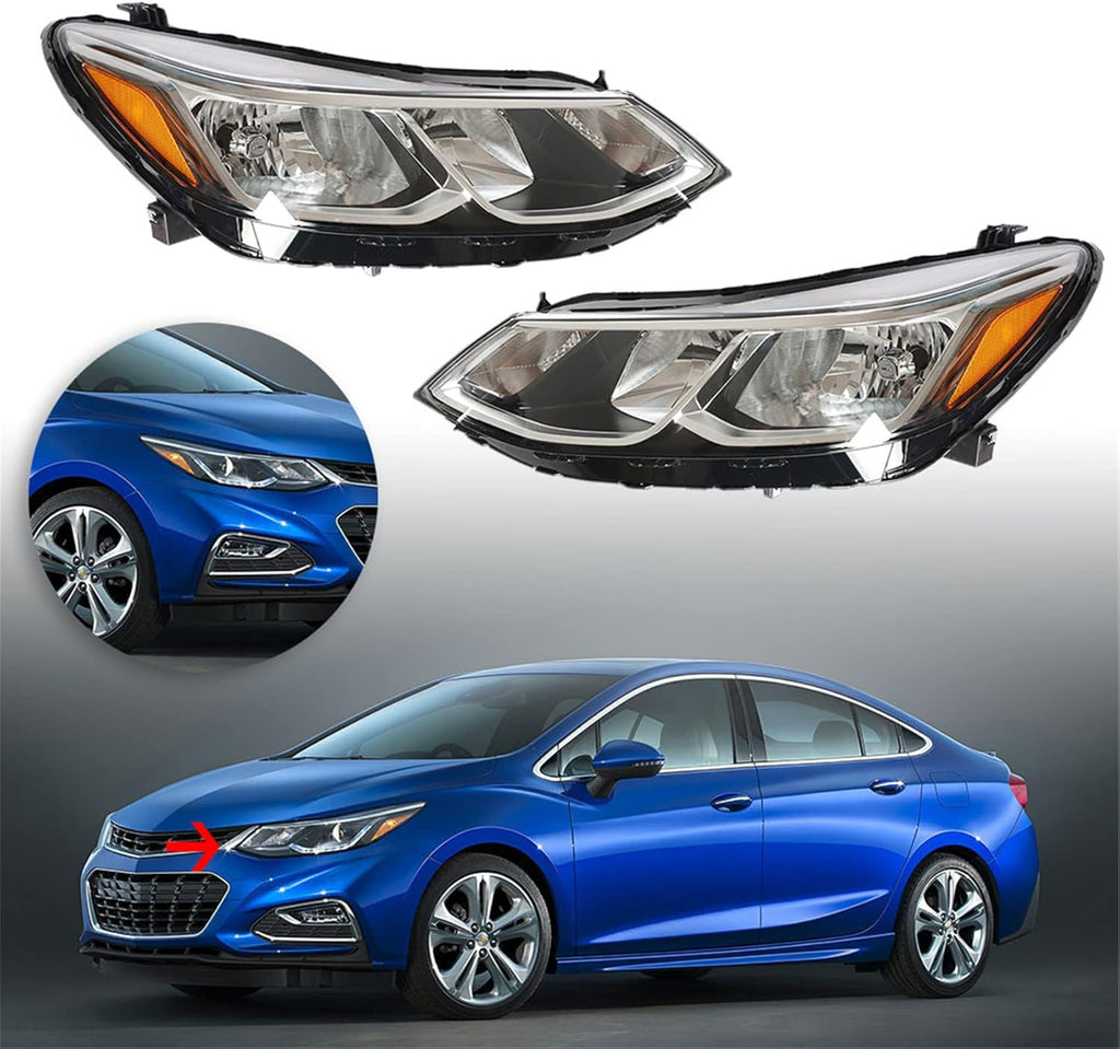 Projector Headlight Assembly Pair for Chevrolet Cruze M6591