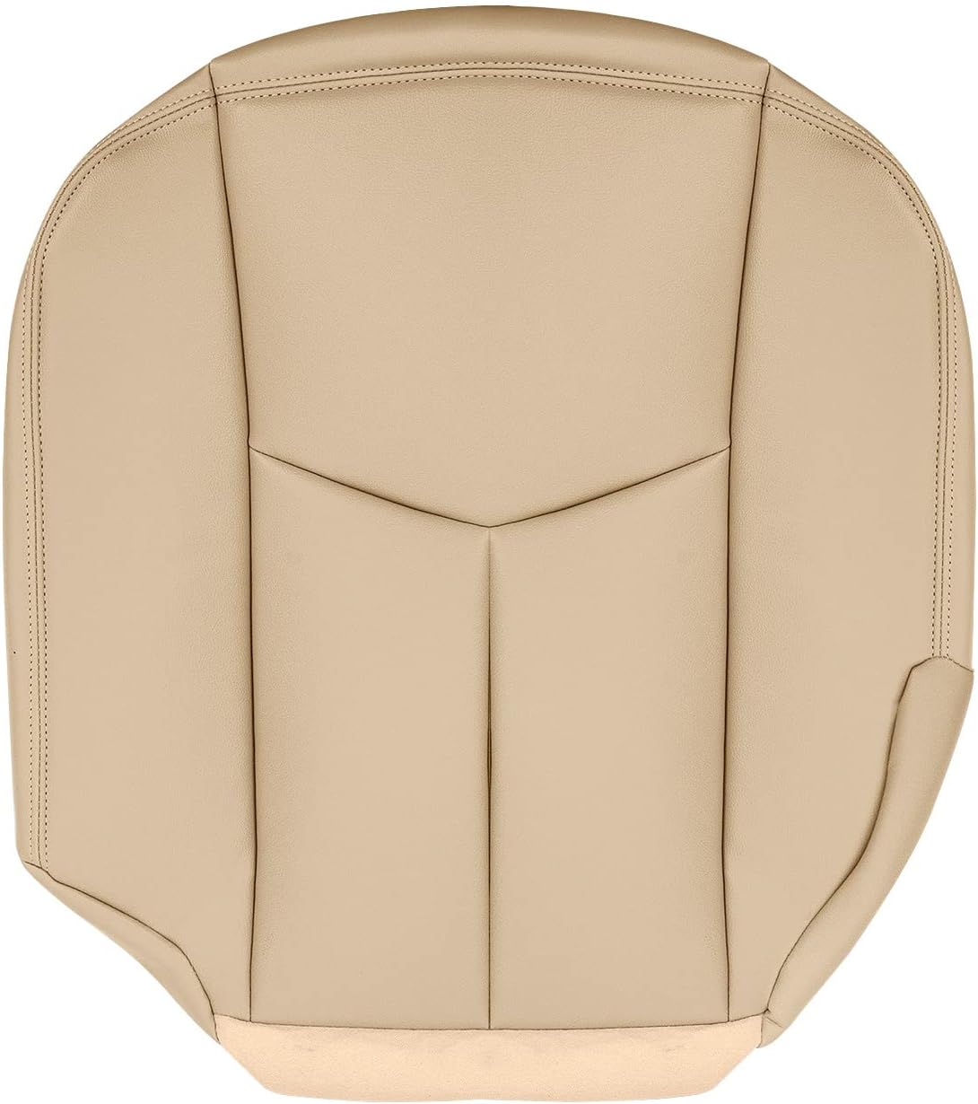 Leather Seat Cover Compatible with 2003-2006 Chevrolet Tahoe Suburban and GMC Yukon 2005-2006 Chevy Avalanche Pack of 2 T209961