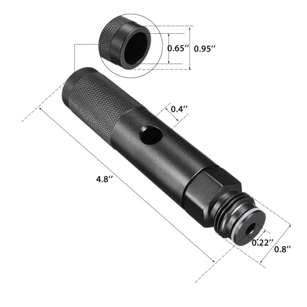 12g CO2 Cartridge Adapter Black Thread J9385
