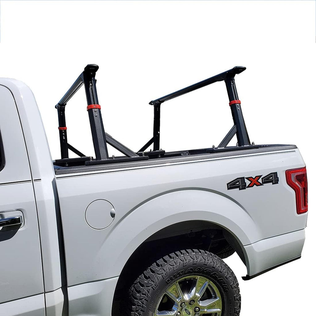 Truck Bed Racks Extendable Brackets All Aluminum Alloy Pickup Ladder Rack I396