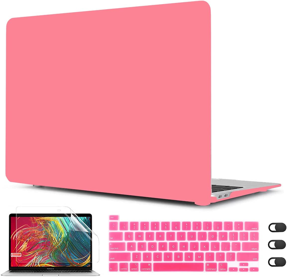 Matte Black Hard Plastic Case for MacBook Pro 13 Inch V8644