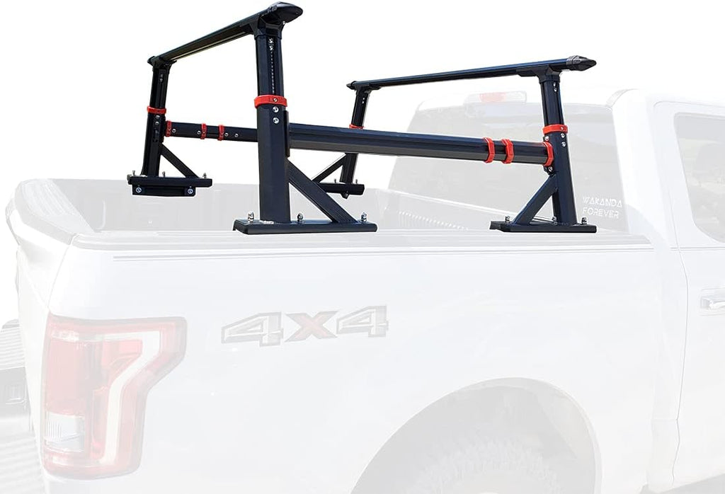 Truck Bed Racks Extendable Brackets All Aluminum Alloy Pickup Ladder Rack I396