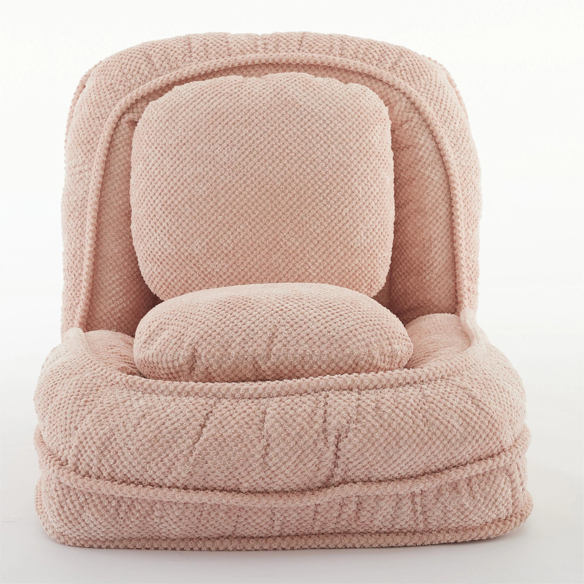 Pink foldable 5-seater recliner sofa chair B264958