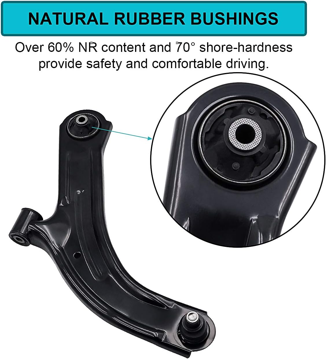 Front Lower Control Arm and Ball Joint Assembly Pack of 2 A24087