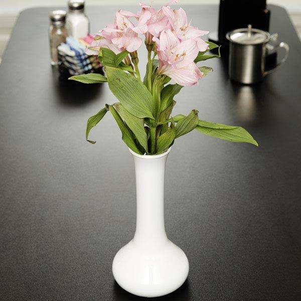 White Plastic Bud Vase (Case of 24) E450526