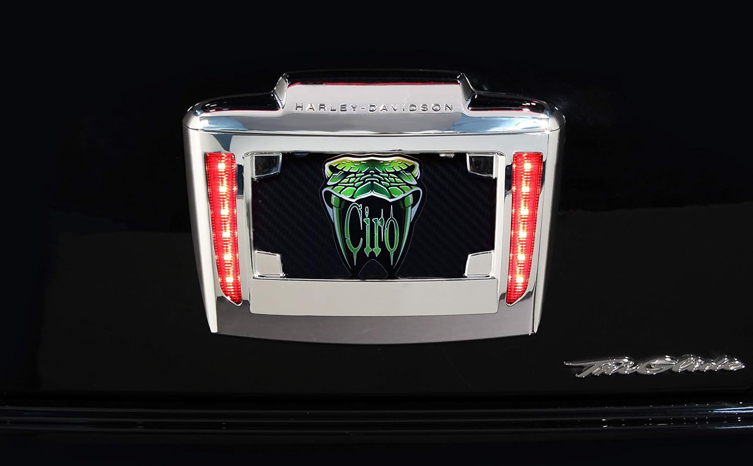 Chrome Lighted License Plate Frame Holder V5376